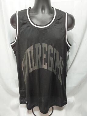 Civil Regime Large Black 08 Dove Roses From Concrete Jersey #M168